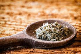 Mugwort in dried form